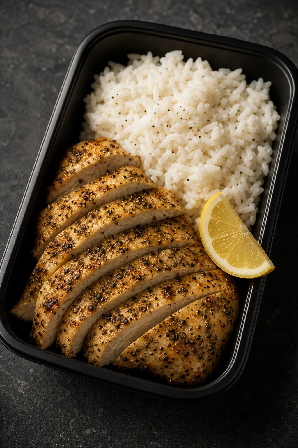 Lemon Pepper Chicken & Rice