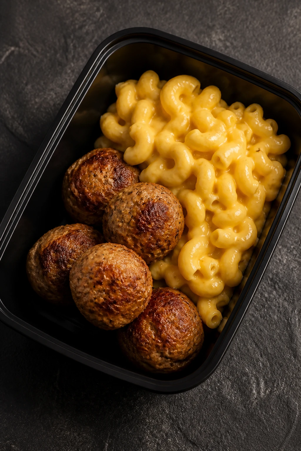 Turkey Meatball Mac N Cheese